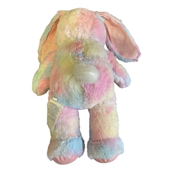 Build A Bear Singing Bunny Pastel Tie-Dye 17" Plush Frozen II "Into The Unknown" - Picture 2 of 5